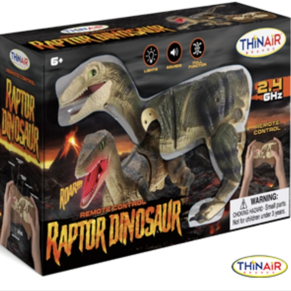 Remote Control Raptor Dinosaur (NWOT) - Picture 1 of 3